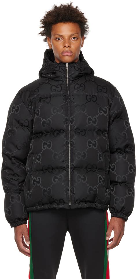 gucci belted down jacket|Gucci jacket without hoodie.